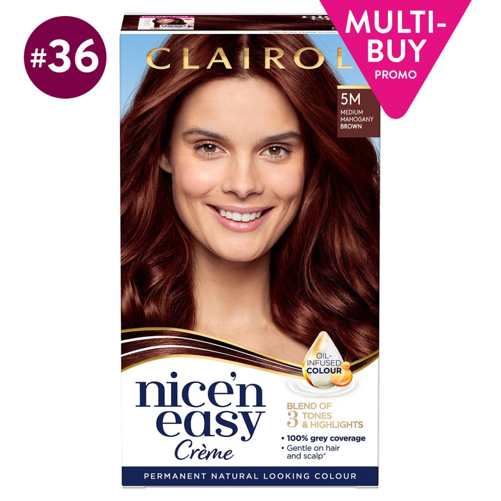 Clairol Nice'n Easy Crème, Natural Looking Permanent Hair Dye